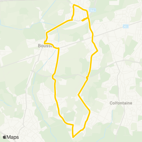 TEC Saint-Ghislain - Hornu - Boussu map