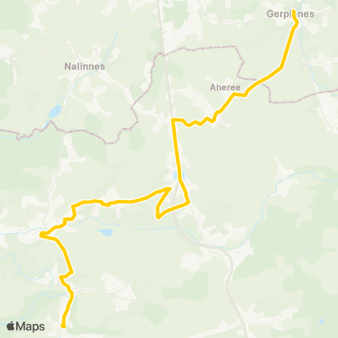 TEC Walcourt - Somzée - Gerpinnes map
