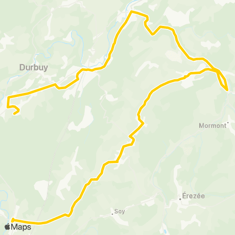 TEC Melreux - Heyd - Bomal - Petithan map