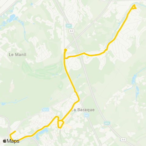 TEC Louvain-la-Neuve - Dion-le-Mont map