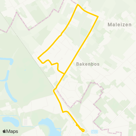 TEC Proxibus de la Hulpe map