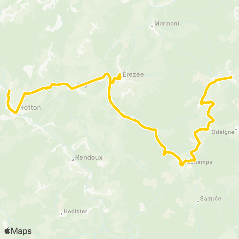 TEC Manhay - Melreux map