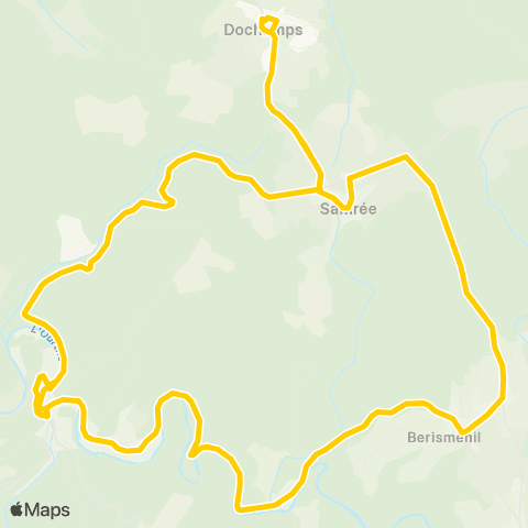 TEC Proxibus de la Roche map