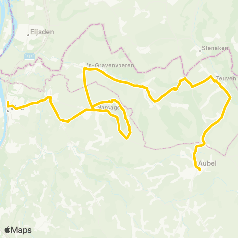 TEC Visé - Aubel - Montzen - Welkenraedt map