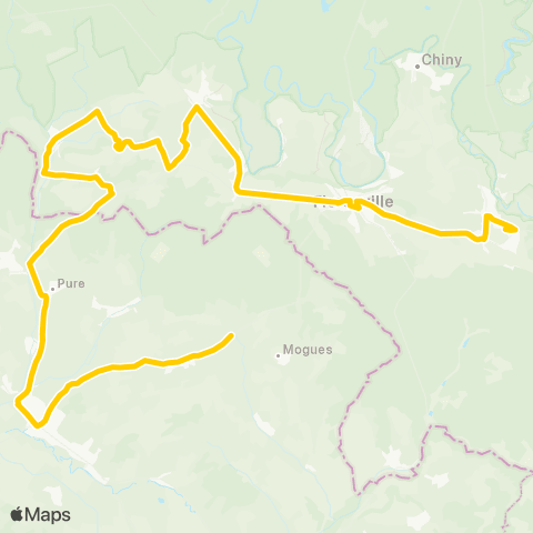 TEC Tremblois - Florenville - Izel map