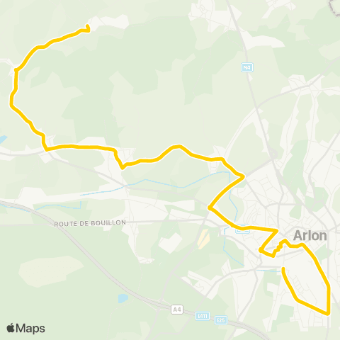 TEC Lischert - Arlon map