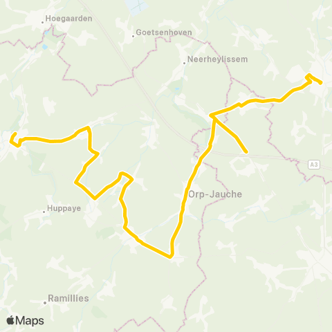 TEC Jodoigne - Ezemaal map