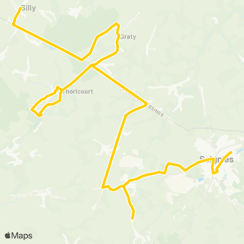 TEC Soignies - Silly map