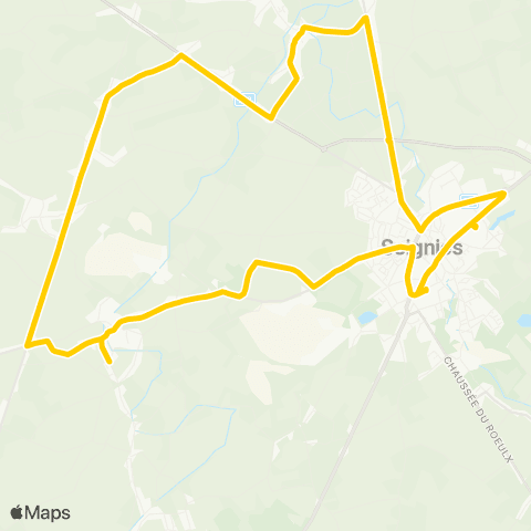 TEC Soignies - Neufvilles map