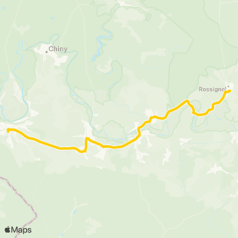 TEC Rossignol - Florenville map