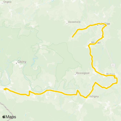 TEC Les Fossés - Florenville map