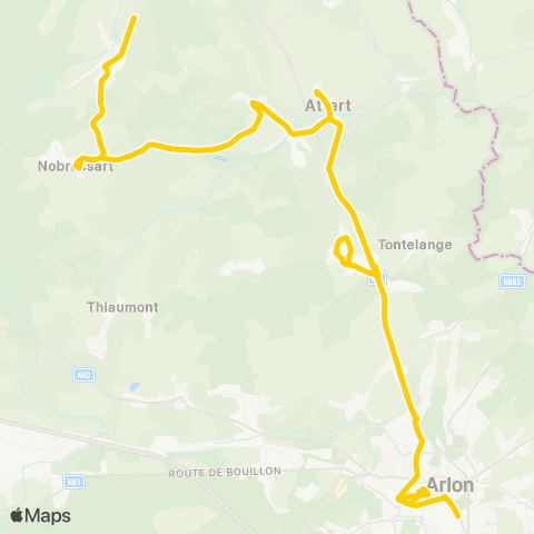 TEC Heinstert - Arlon map