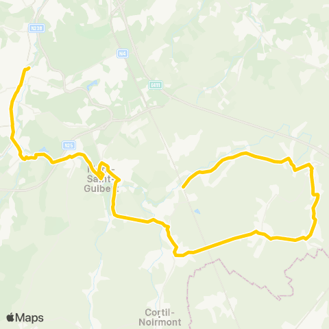 TEC Nil - Chastre - Court-St-Etienne - Ottignies map