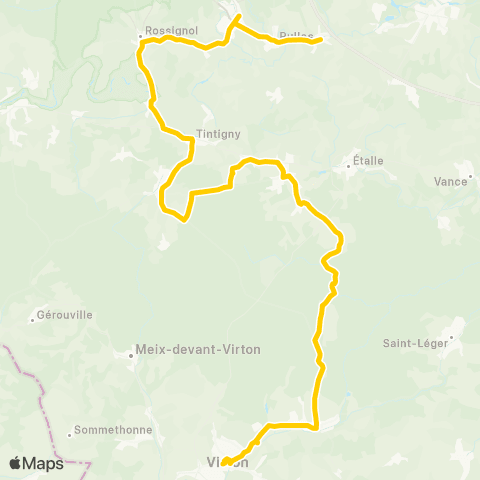 TEC Houdemont - Virton map