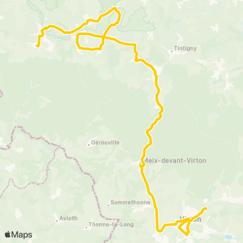 TEC Pin - Virton map