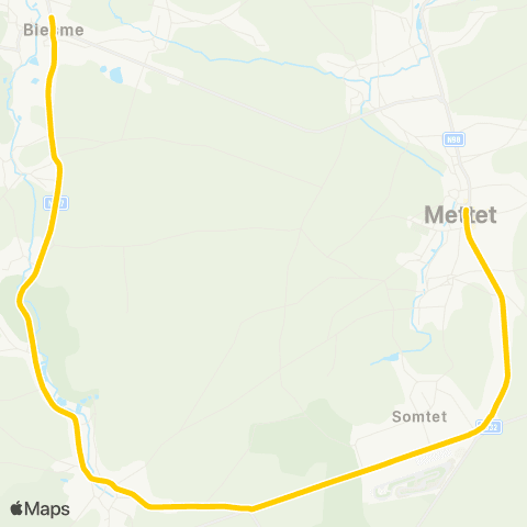 TEC Mettet - Biesme map