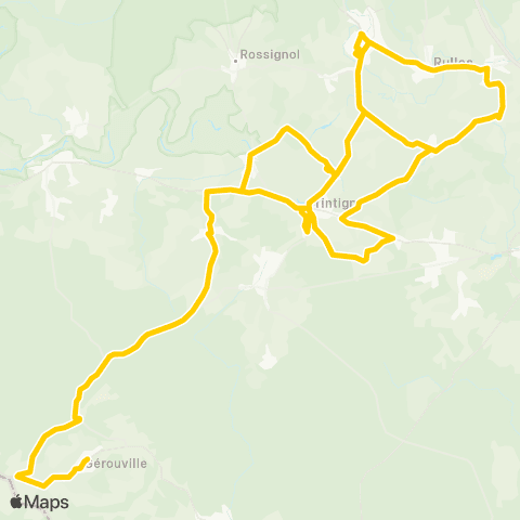 TEC Villers-s/-Semois - Breuvanne - Tintigny map