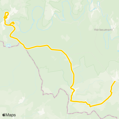 TEC Sainte-Cécile - Muno - Bouillon map