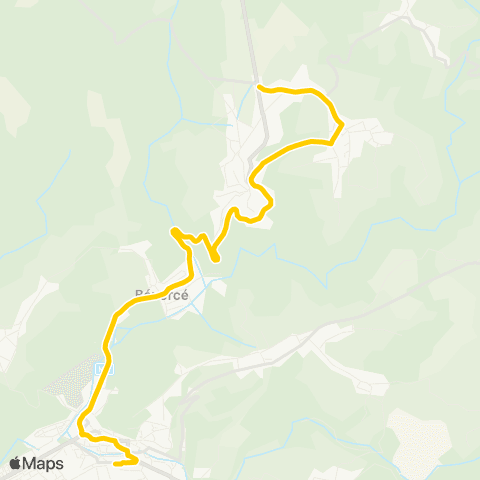 TEC Malmedy - Mont - Xhoffraix map