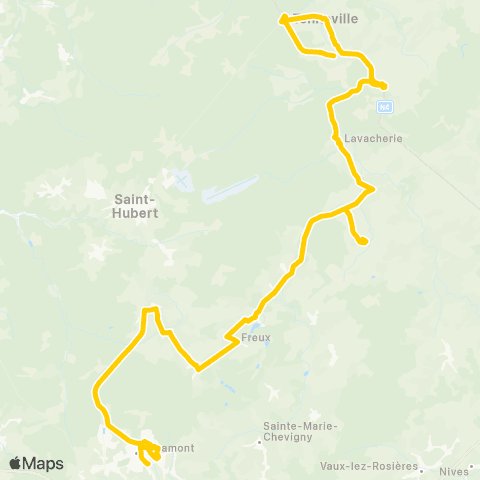 TEC Libramont - Amberloup - Champlon map