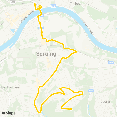 TEC Jemeppe - Seraing - la Chatqueue map
