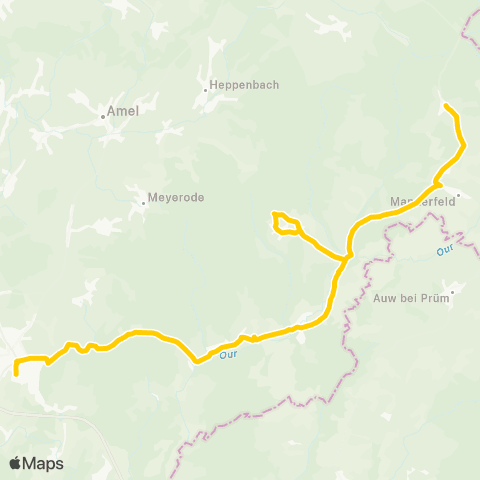 TEC St-Vith - Schönberg - Heppenbach - Hepscheid map