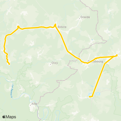 TEC Bièvre - Menuchenet map