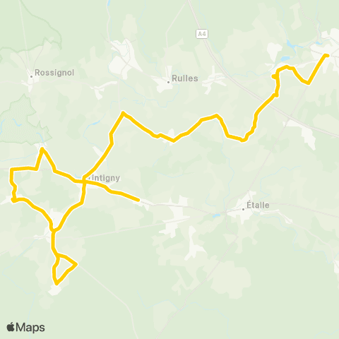 TEC Tintigny - Habay map