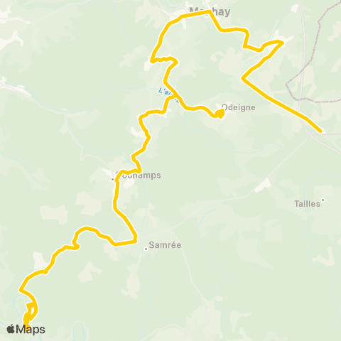 TEC La Roche - Manhay - Malempré map