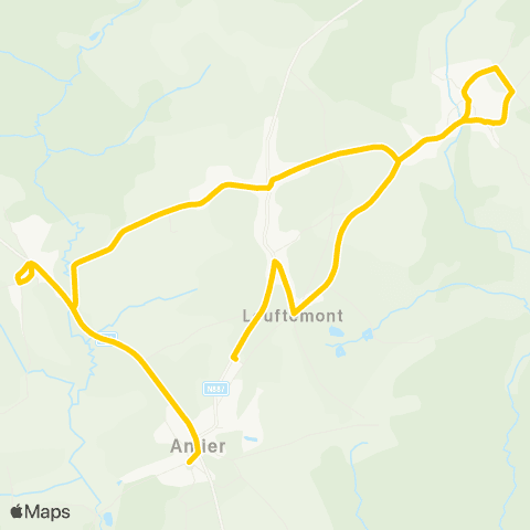 TEC Anlier - Louftémont map