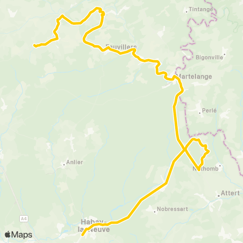 TEC Traimont - Habay map