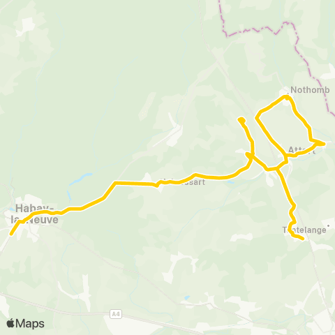 TEC Metzert - Habay map