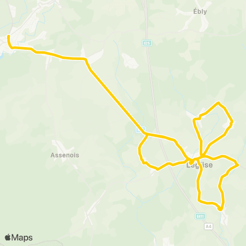 TEC Neufchâteau - Léglise map