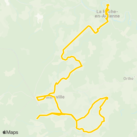 TEC La Roche - Tenneville - la Roche map