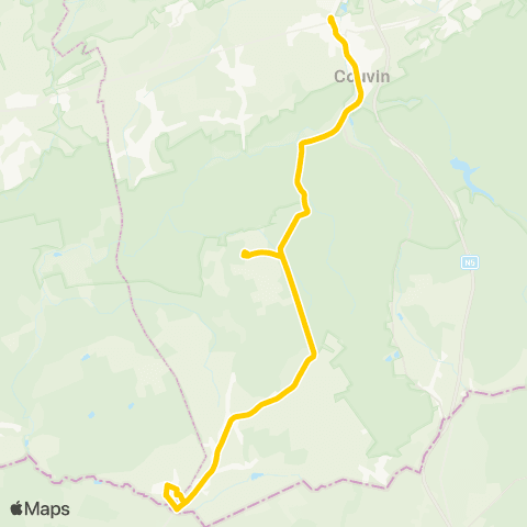 TEC Couvin - Cul-des-Sarts map