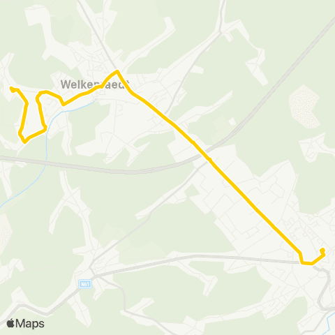 TEC Eupen - Welkenraedt map