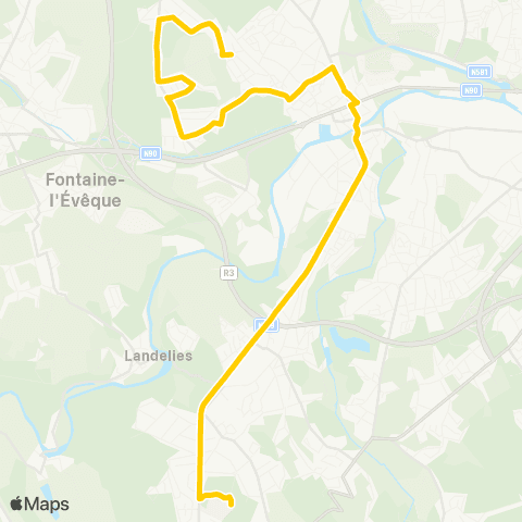 TEC Goutroux (Pairotte) - Montigny-le-Tilleul (Vésale) map