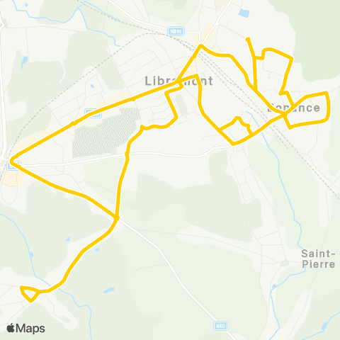 TEC Circuit Scolaire de Libramont (Neuvillers) map