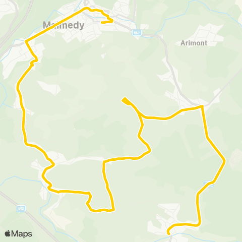 TEC Baugnez - Lasnenville - Malmedy map