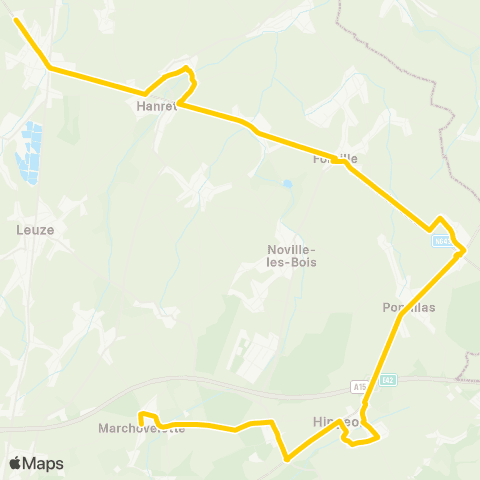 TEC Eghezée - Marchovelette map
