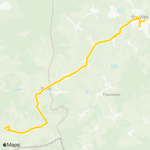 TEC St.Vith - Aldringen - Gouvy map