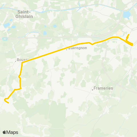 TEC Mons - Dour map