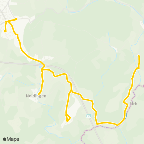 TEC St-Vith - Steinebrück - Rödgen map