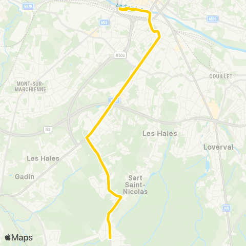 TEC Les Bruyères (Spécial) map