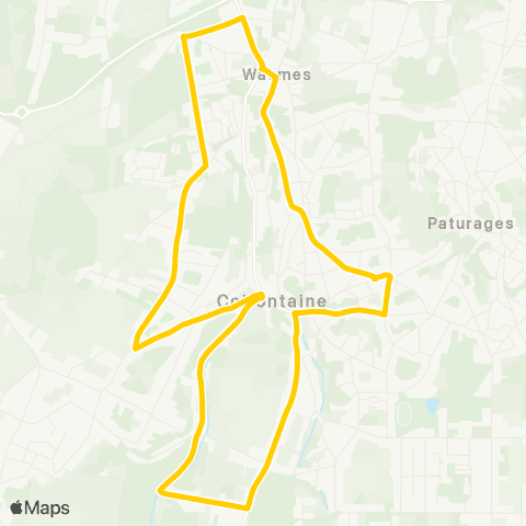 TEC Circuits du Borinage (Wasmes, Warquignies,...) map