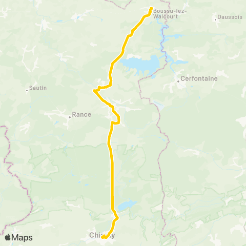 TEC Walcourt - Froidchapelle map