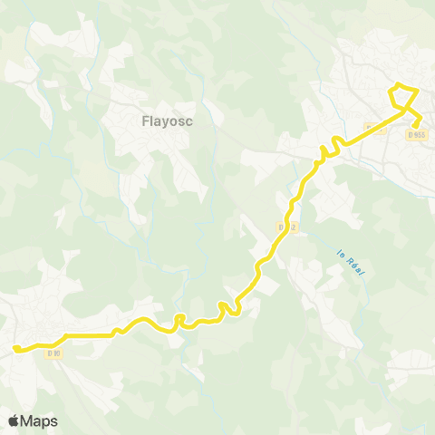 TEDbus L11 - Lorgues - Draguignan map
