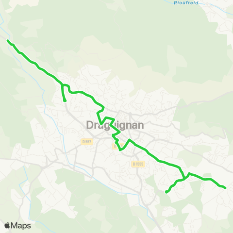 TEDbus L01 - la Clappe - Hôpital - Koenig map