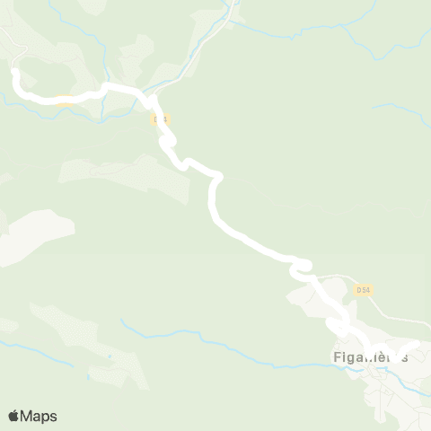 TEDbus Châteaudouble - Figanières map