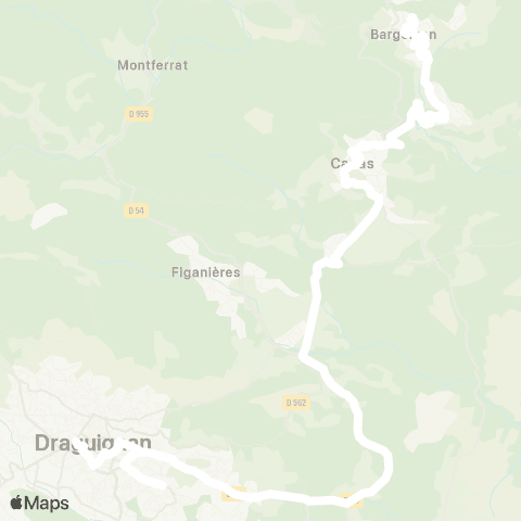 TEDbus Claviers - Bargemon - Draguignan map